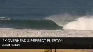 OFFSHORE + OVERHEAD PUERTO!!! Escondido surfing, August 17, 2021