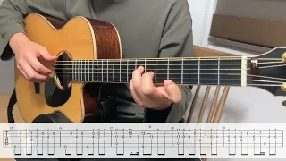 [Fingerstyle Guitar Tab] Ennio Morricone - Once upon a time in America (Deborah Theme)