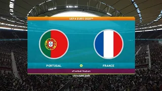 France VS Portugal | Euro 2020 | Dramatic Match | eFootball PES 2021 PS4 |