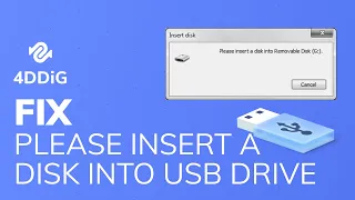 (6 Ways) How To Fix Please Insert A Disk Into USB Drive Error| Fix Insert a Disk into Removable Disk
