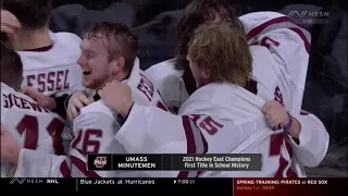 UMass Lowell at Massachusetts - 2021 Hockey East Men's Championship Highlights