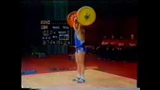 Joachim Kunz 155 kg Snatch. EM 1985