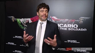 Benicio del Toro talks SICARIO DAY OF THE SOLDADO at CinemaCon - April 23, 2018