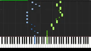 Badinerie - J.S. Bach BWV 1067 | Piano Tutorial | Synthesia | How to play