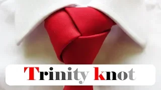 Trinity knot for Beginners step by step | How to tie a tie