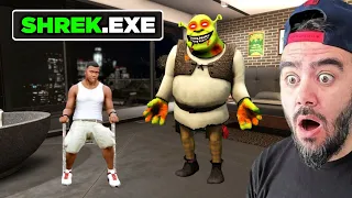 SHREK.EXE FRANKLININ EVINE GELDI YAKALADI - GTA 5 MODS