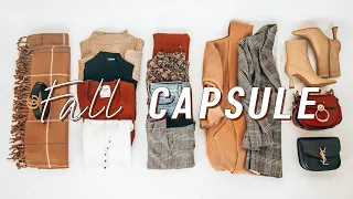 12 pieces, 60 outfits FALL Capsule Wardrobe 2020 | fall outfit ideas lookbook | Miss Louie