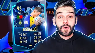 MEU DEUS!!! O NOVO CRISTIANO RONALDO 96 TOTS NO ULTIMATE TEAM! VOU TIRAR ELE NO FUT DRAFT! FIFA 23