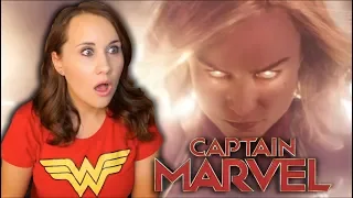 Rachel Reacts to Captain Marvel Official Trailer || Adorkable Rachel