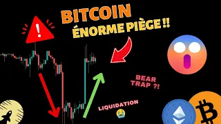 BITCOIN⚠️PIÈGE ET RÉINTÉGRATION ?! 😳 - ETHEREUM 🤑 PRÊT À REBONDIR ?! Analyse crypto monnaie fr