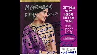 ORIFLAME November FLYER  2018 GREAT DISCOUNTS