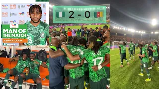 Nigeria Vs Cameroon 2-0 Highlights & Full Celebrations At Abidjan Côte d'Ivoire For AFCON 2023/24