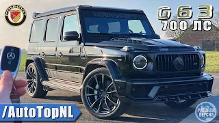 ОБЗОР Mercedes G63 AMG MANHART G700 Inferno / АВТОБАН [БЕЗ ОГРАНИЧЕНИЯ СКОРОСТИ] от AutoTopNL