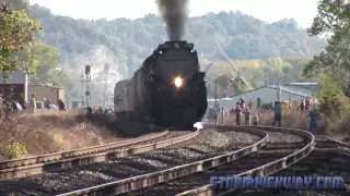 (HD) Union Pacific steam through St. Louis: UP 844 and Challenger 3985