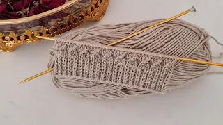 Atkı Bere Yelek Şal Bebek Battaniyesi İçin Kolay Örgü Modeli ✨️knitting crochet.