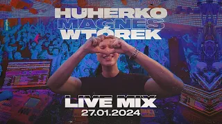 💣 HUHERKO LIVE SET - MAGNES CLUB WTÓREK (27.01.2024) 💣 + LISTA UTWORÓW