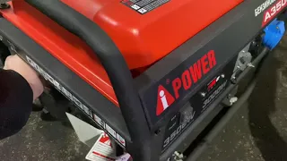 Запуск генератора A-ipower