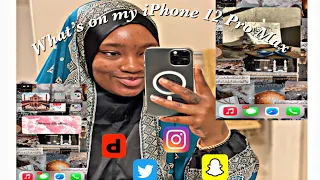 WHAT'S ON MY IPHONE 12 PRO MAX |CUTE + AESTHETIC WIDGETSMITH| iOS 15