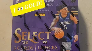 2022-23 Panini Select Basketball Hobby Box~Beautiful GOLD Die Cut SSP + Legend Auto!