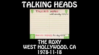 Talking Heads - 1978-11-18 - West Hollywood, CA @ The Roxy [Audio]