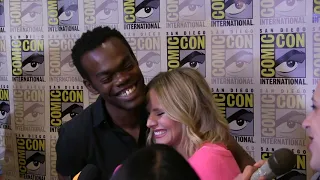 Kristen Bell & William Jackson Harper Interview for The Good Place at Comic-Con