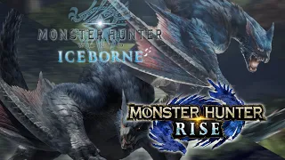 MHWI&MHRise Nargacuga Theme Combined