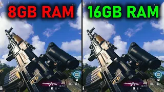 Call of Duty: Warzone 8GB RAM vs 16GB RAM || GTX 1650