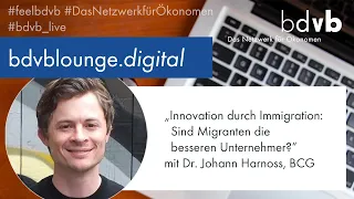 Innovation durch Immigration: Sind Migranten die besseren Unternehmer?