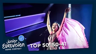 TOP 50: Most watched in 2018: 50 TO 41 - Junior Eurovision Song Contest