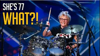 77 Year-Old Drummer SHOCKS The World With Her Audition!