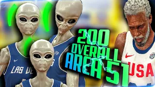 200 OVERALL Uncle Drew RAIDS AREA 51... Instant Ankle Breaker Cheat ON THE ALIENS! | DominusIV