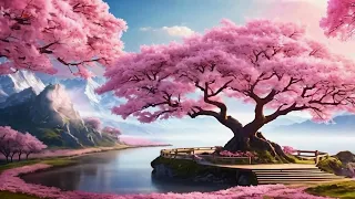 Sakura Serenade Ambience & Nature Sounds🌸Relaxing Japanese Music For Sleep,Stress Relief,Meditation