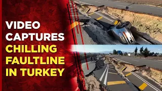 Turkey Earthquake Live : Drone Footage Shows Large Faultline | Images Capture Extent Of Devastation