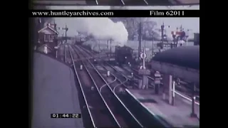 Oswestry. Last days of the Cambrian Railway, 1960's.  Archive film 62011