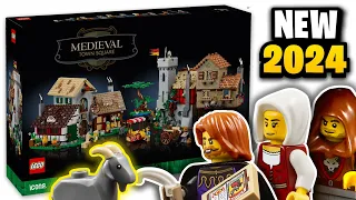 LEGO Castle Medieval Town Square 2024 Set OFFICIALLY Revealed