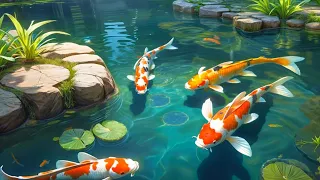 Aquatic Bliss:Beautiful Fish Swimming To Calm Your Mind!💃 YogaMeditation #NatureEscapes #Relaxation