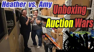 Unboxing Auction Wars - Heather Vs. Amy! Who will Win this fight?