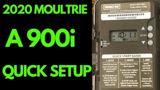 2020 MOULTRIE A 900i BUNDLE QUICK SETUP