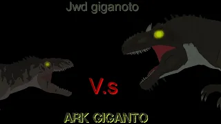 giganotosaurus vs (ark survival evolved) vs giganotosaurus jurassic world dominion) (?)
