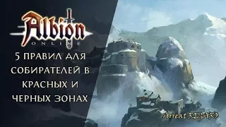 Albion online : 5 правил для собирателей в красных и черных зонах