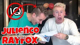 2 DUMME JUNGS machen IDIOTENTEST ! 🤯 Julienco vs RayFox II RayFox