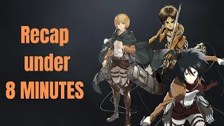 Attack on Titan Season 1 Recap under 8 MINUTES