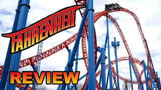 Fahrenheit Review Hersheypark Intamin 97° Drop Coaster