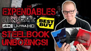 The Expendables 1-3 4K Best Buy EXCLUSIVE Lionsgate Steelbook SHOWCASE And Unboxings!
