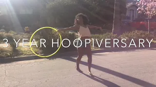 My Hooping Journey - 1 Month To 3 Year Hula Hoop Progress