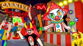 STRASZNE WESOŁE MIASTECZKO 🎪🤡 Roblox Escape Carnival of Terror Obby