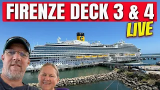 LIVE | Carnival FIRENZE | COMPLETE Deck Tours