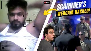 HACKER EXPOSES SCAMMER ON HIS OWN WEBCAM [COPS CALLED]