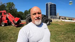 Chopping & Bagging Corn Silage near Lancaster Pennsylvania