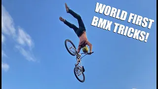 INSANE BMX TRICKS ON BACKYARD MEGA RAMP!